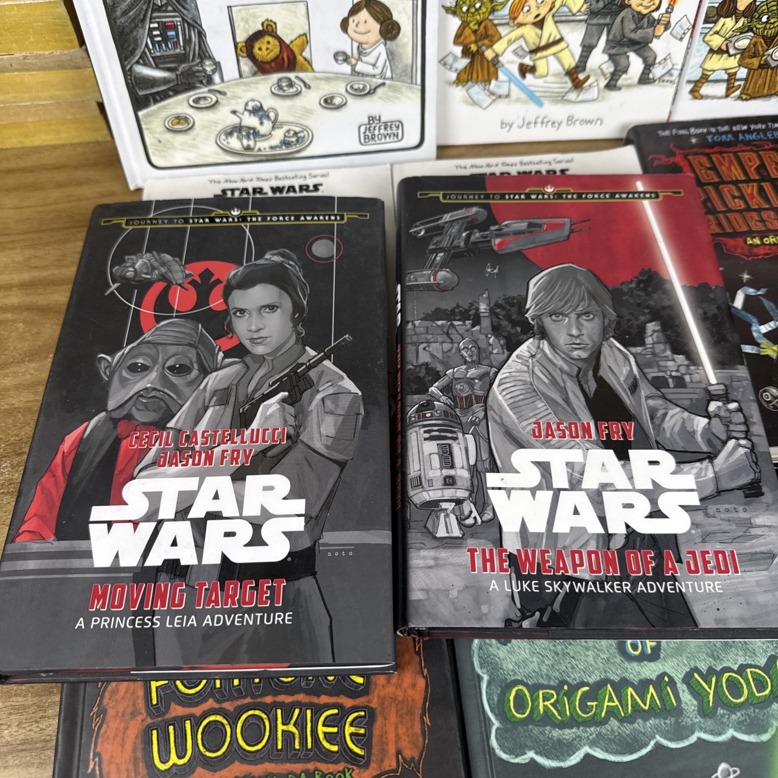 Star Wars Jedi Academy + Origami Yoda Series Book Lot – 12 Books – Mixed PB/HC