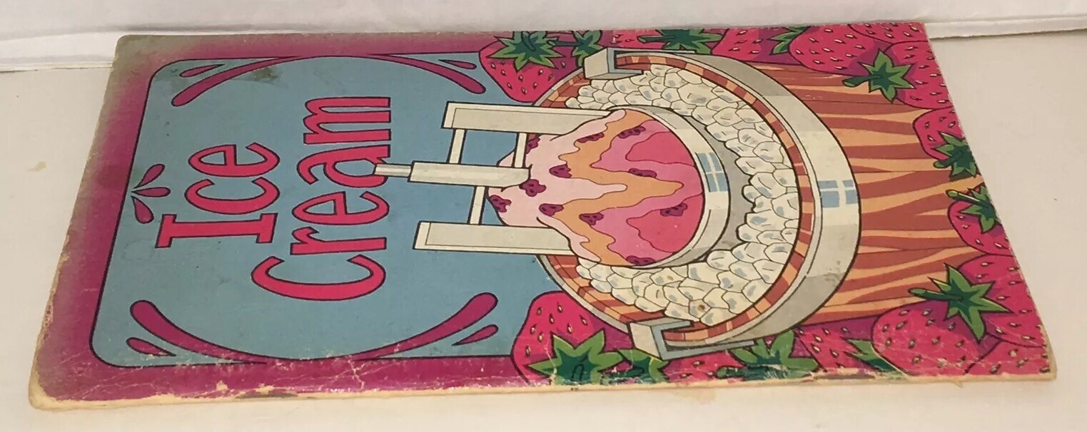 Ice Cream by Irena Chalmers, 1974, Potpourri Press – Scarce HTF Vintage Cookbook