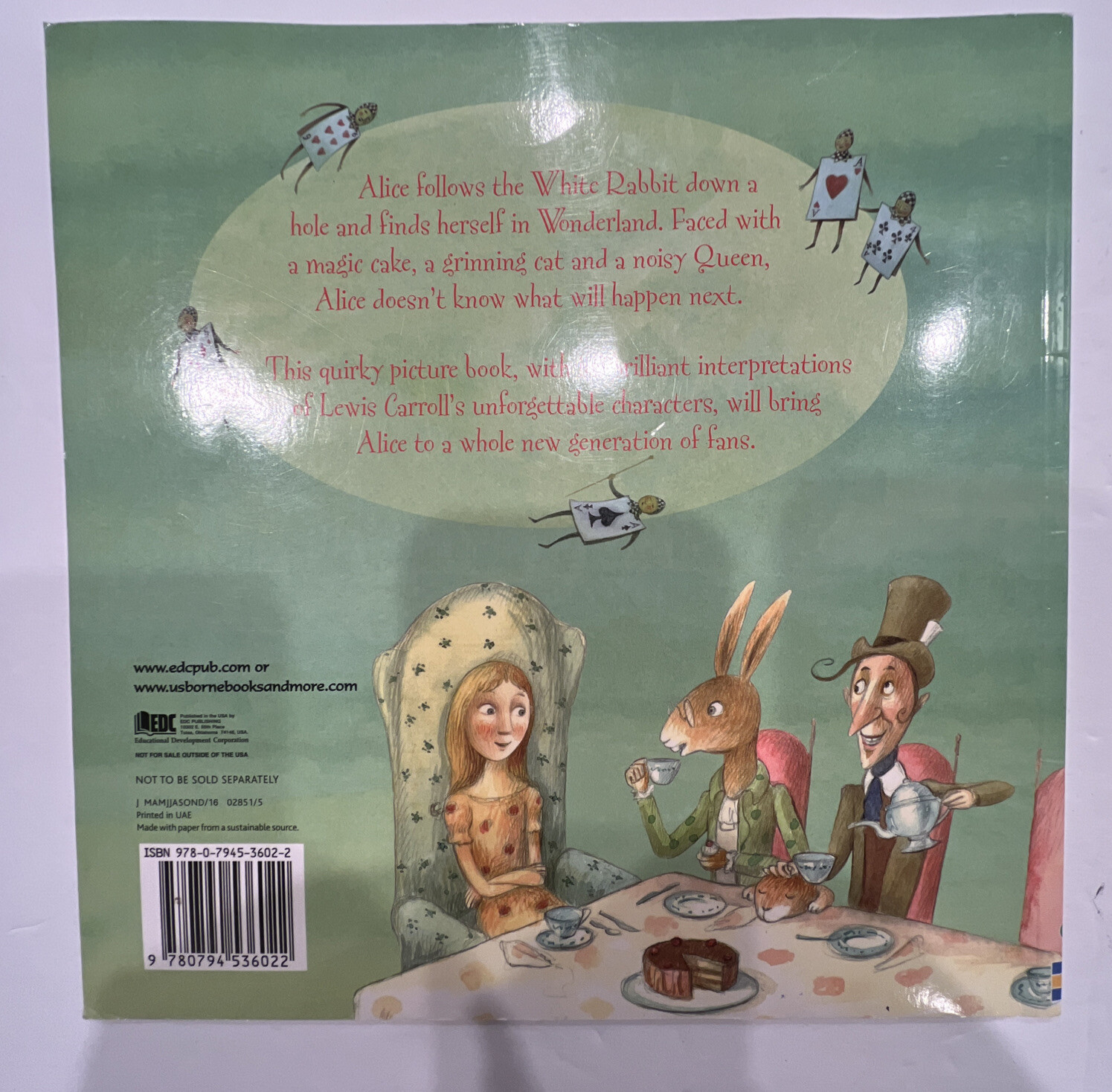Lot of 6 Usborne Picture Books by EDC Publishing (Alice In Wonderland, etc)