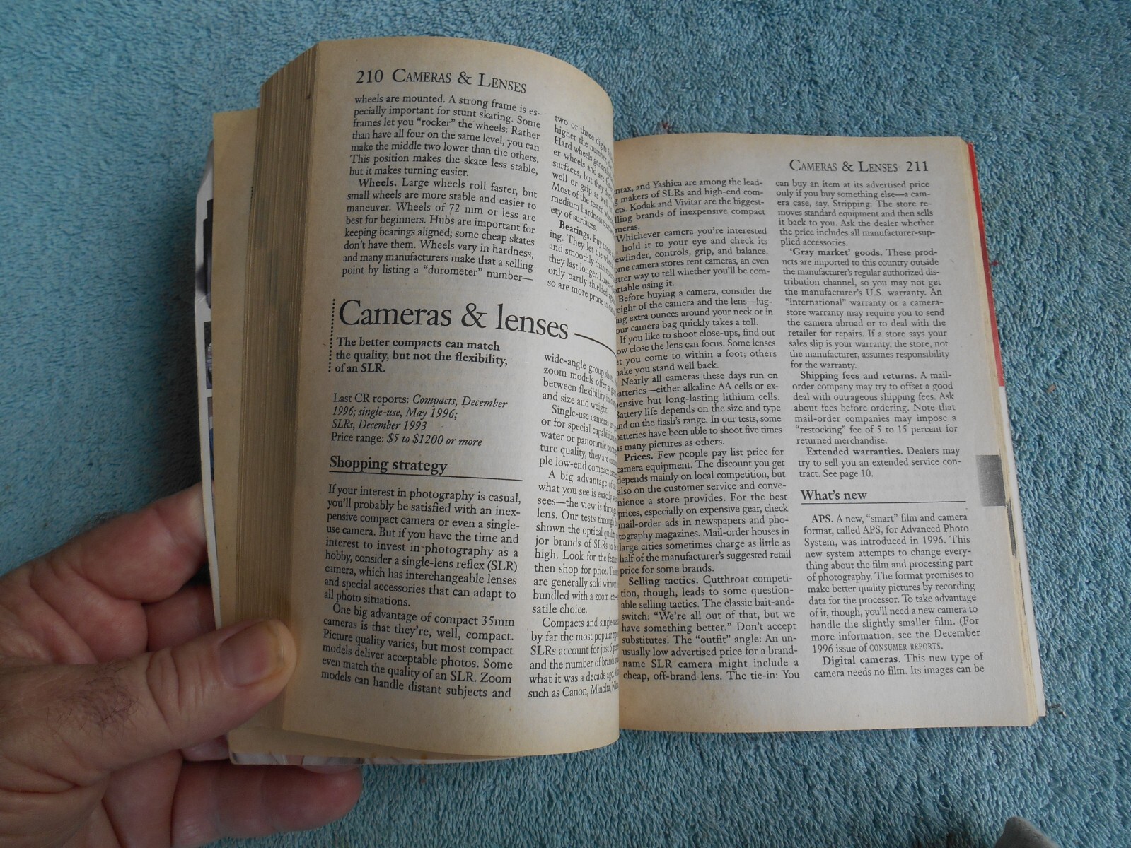 VINTAGE CONSUMER REPORTS BUYING GUIDE 1997 PAPERBACK BOOK 360 PAGES.