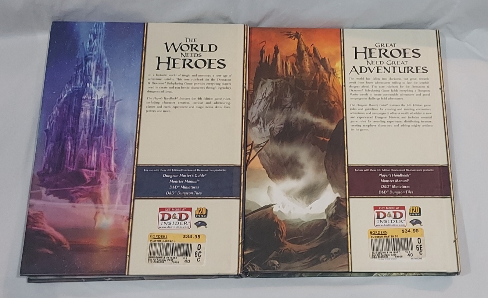 Dungeons & Dragons Dungeon Master’s Guide Players Handbook Hardcover
