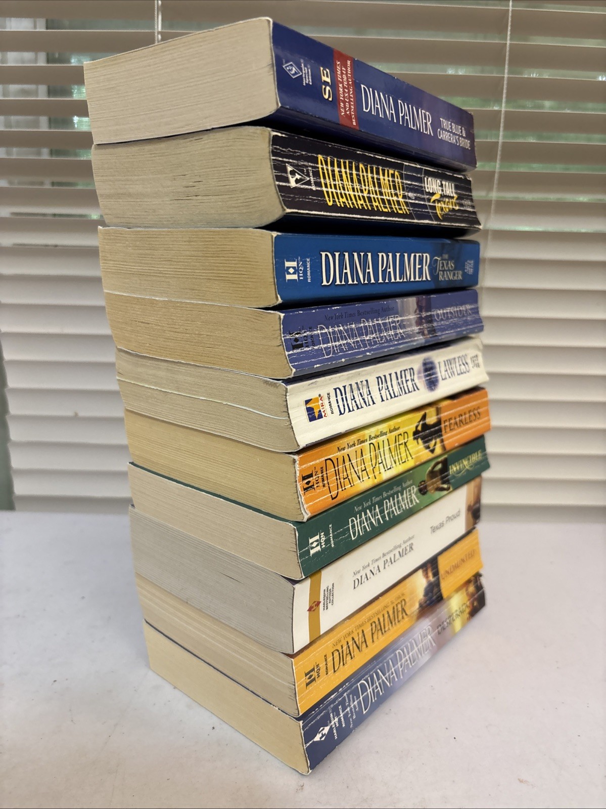 Lot of 10 – Diana Palmer – Western Romance – Long, Tall Texans – Free Shipping