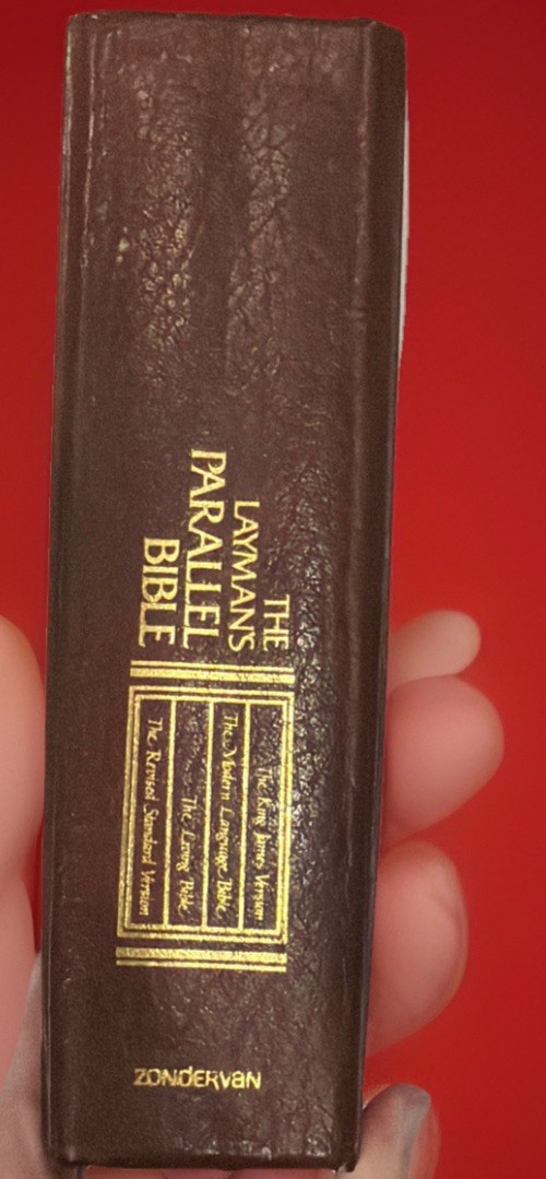 The Layman’s Parallel Bible (1975 Vintage Hardcover, Zondervan) – Clean Text