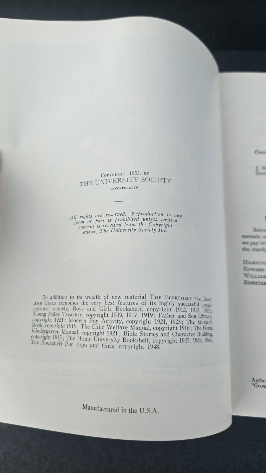 Manual of Child Development 1955 The University Society Vintage Parenting