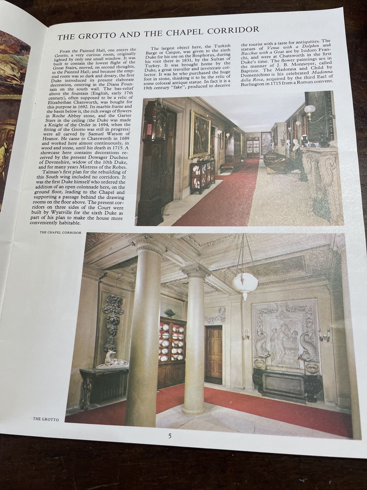 CHATSWORTH HOUSE, ENGLAND. 34 PAGES.