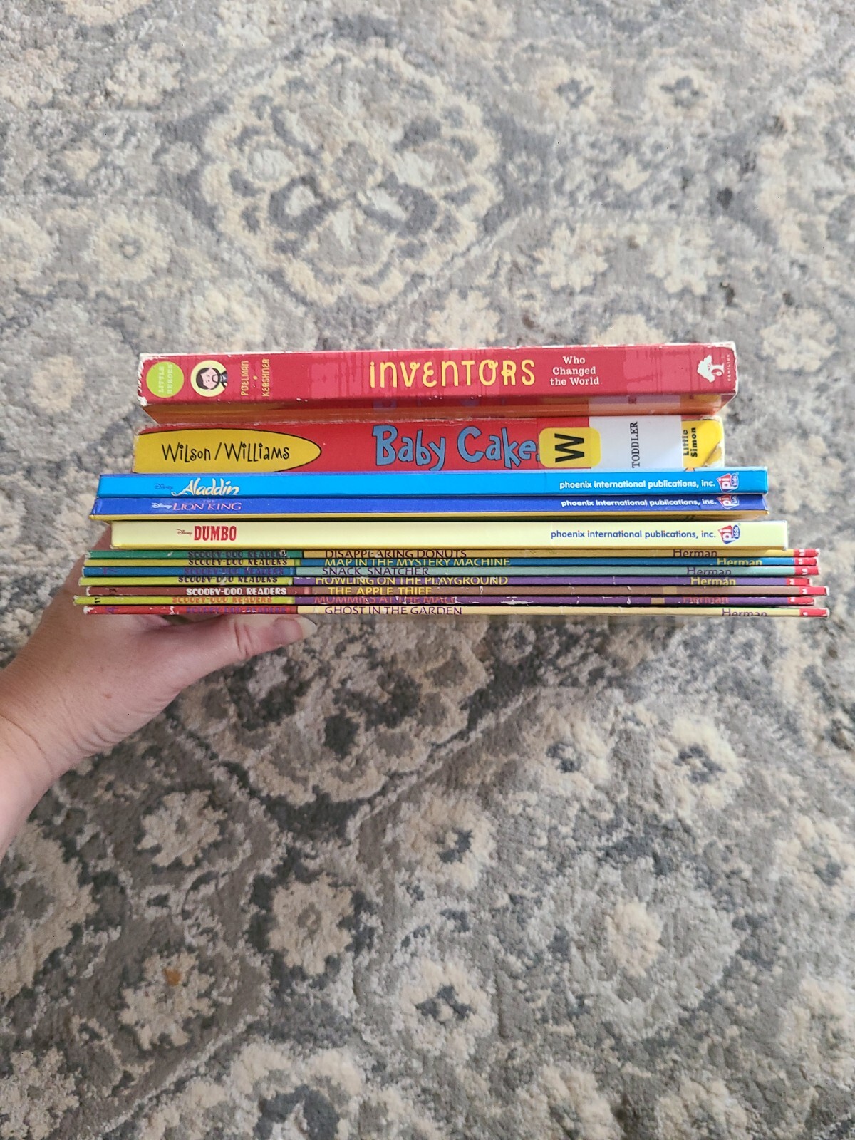 Lot of 12 Mixed Random Children’s Books and Learning Books, Classic Stories
