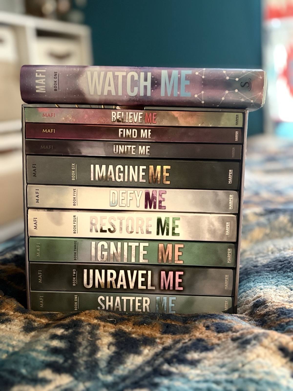 Tahereh Mafi (Shatter Me Series) with Watch Me Hardcover 10 books