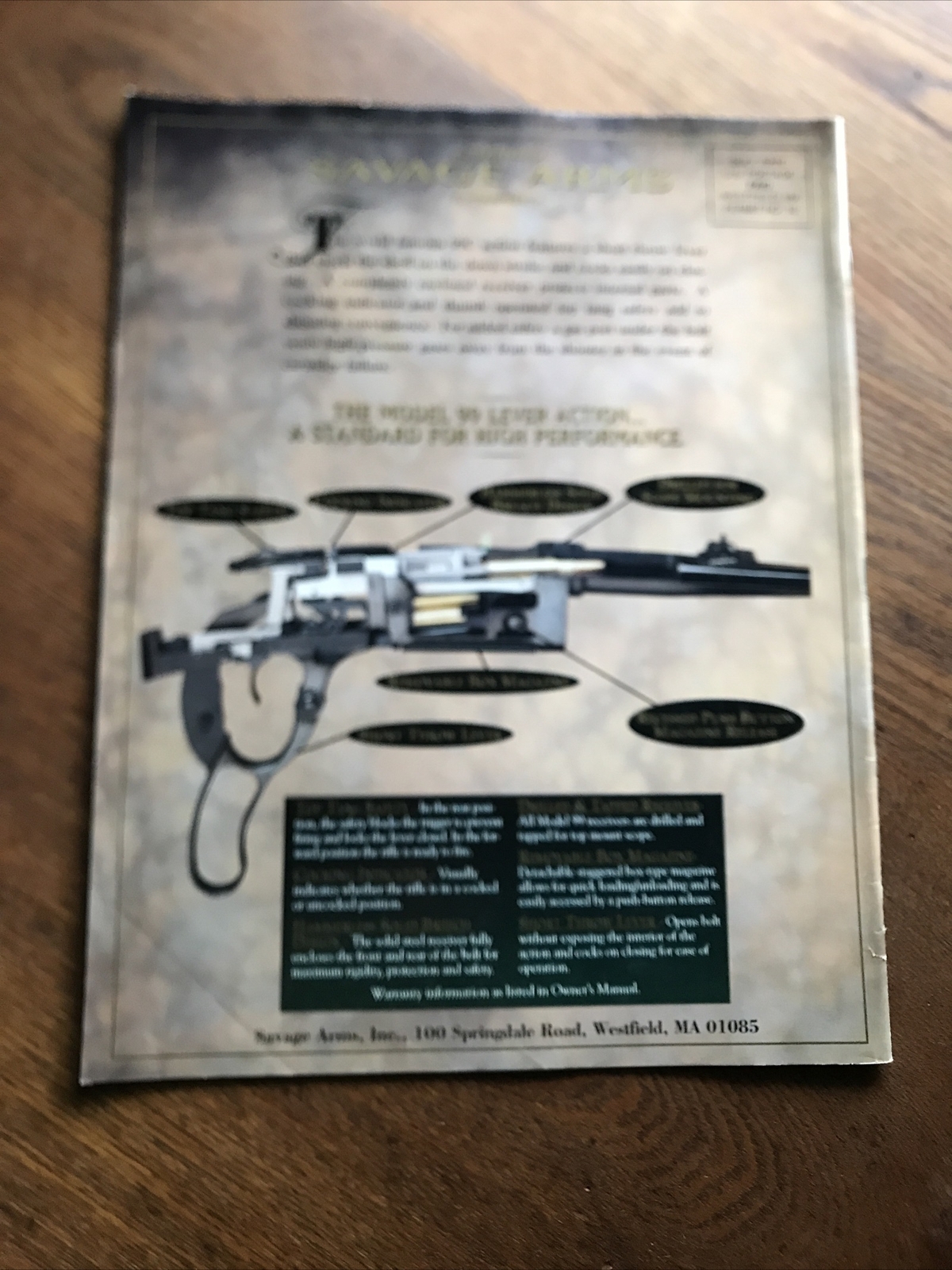 Savage Arms 1996 Sales Brochure Catalog – 24 Pages