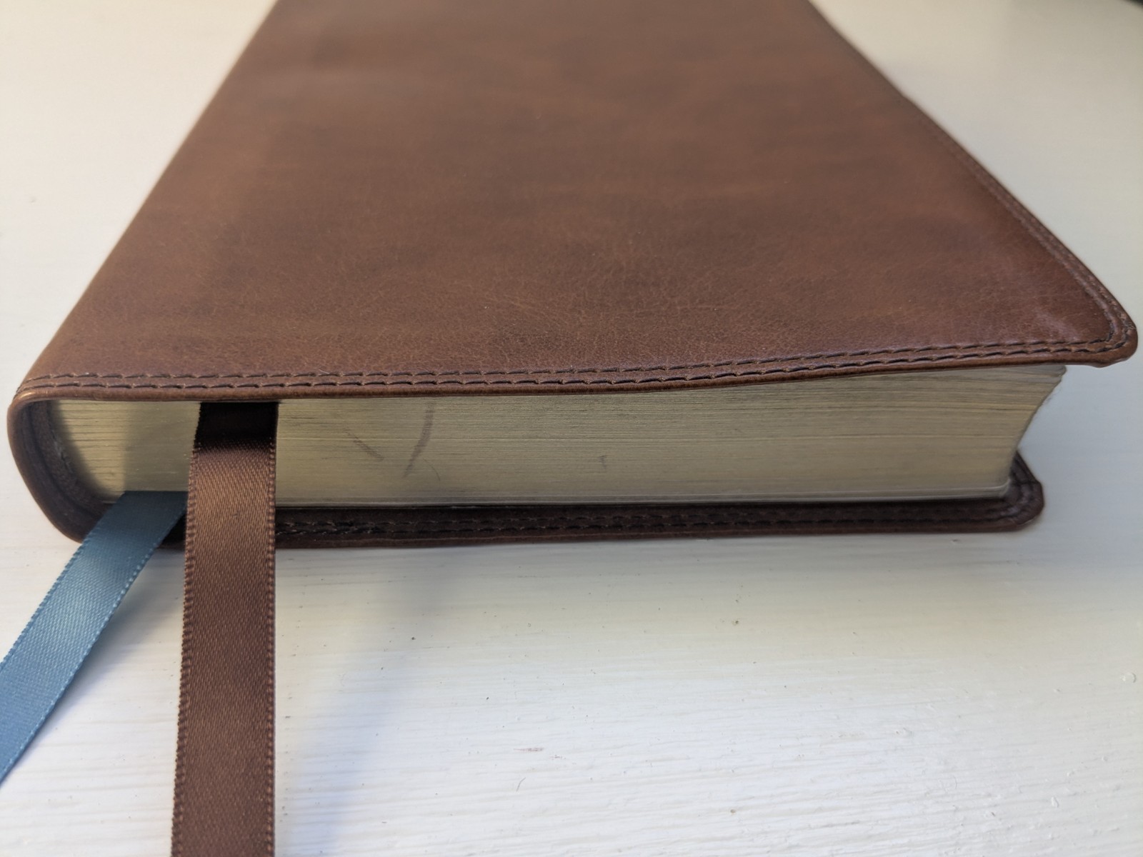 NET Thinline Bible Brown 2019, Imitation Leather Excellent No marks