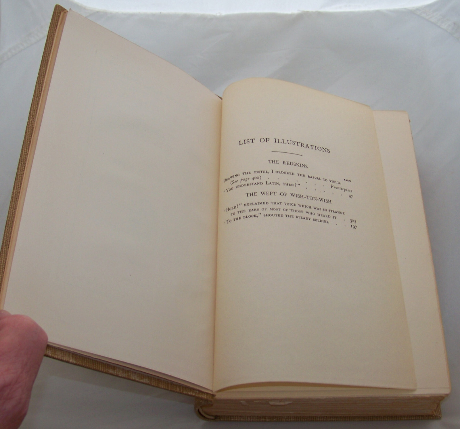 Redskins / Wept of Wish-Ton-Wish ~ J. Fenimore Cooper HC 190?