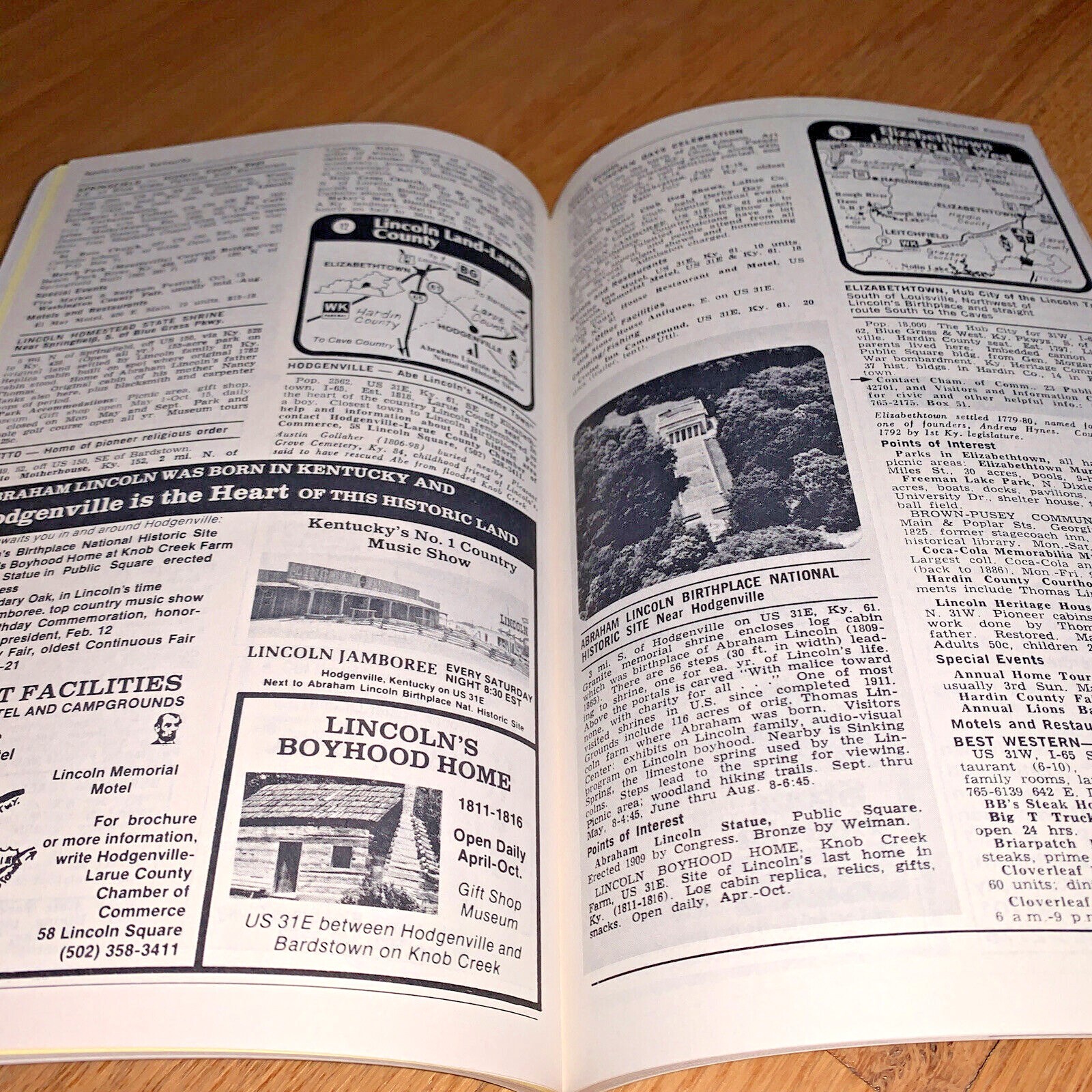 1979 KENTUCKY TRAVEL GUIDE Book 86 + pages GOVERNOR JULIAN CARROLL