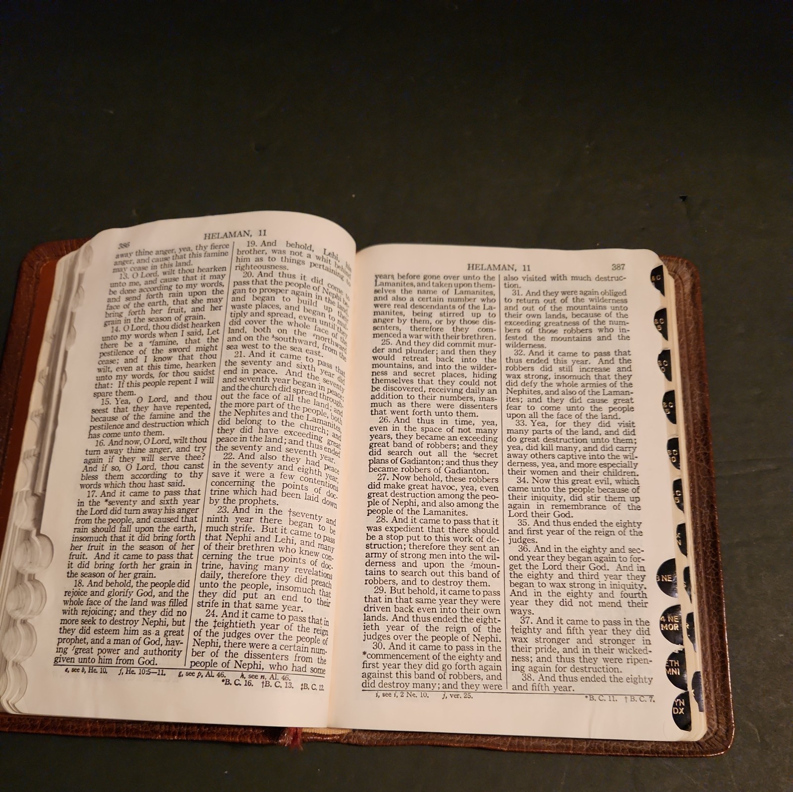 1969 triple combination indexed Standard 5×7 bendable bendable leather