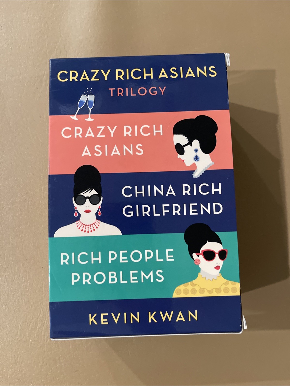 Crazy Rich Asians Trilogy Box Set by Kevin Kwan (2018, Trade Paperback)