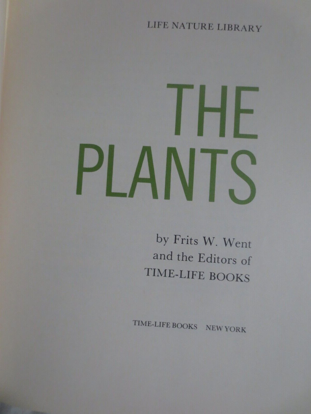 Life Nature Library The Plants 1968 194 Pages