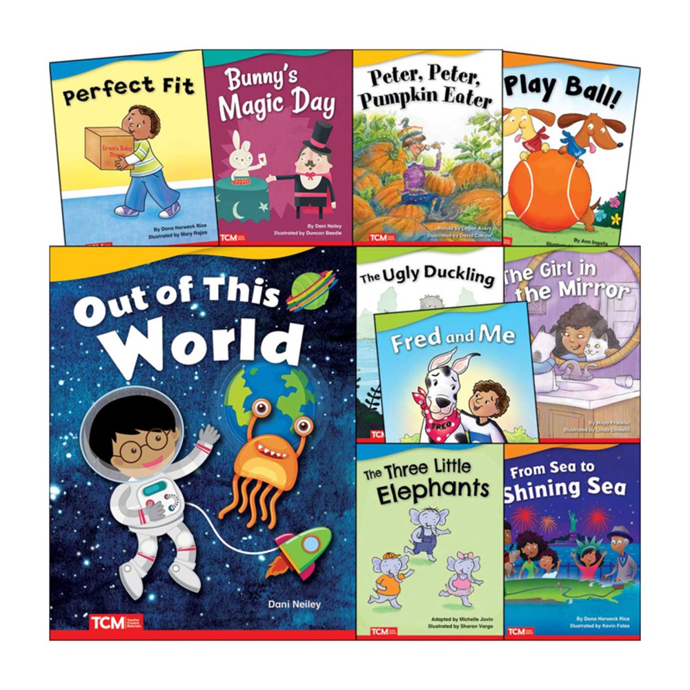 SHELL EDUCATION SEP112048 Literary Text Grade K Set 2: 10-Book