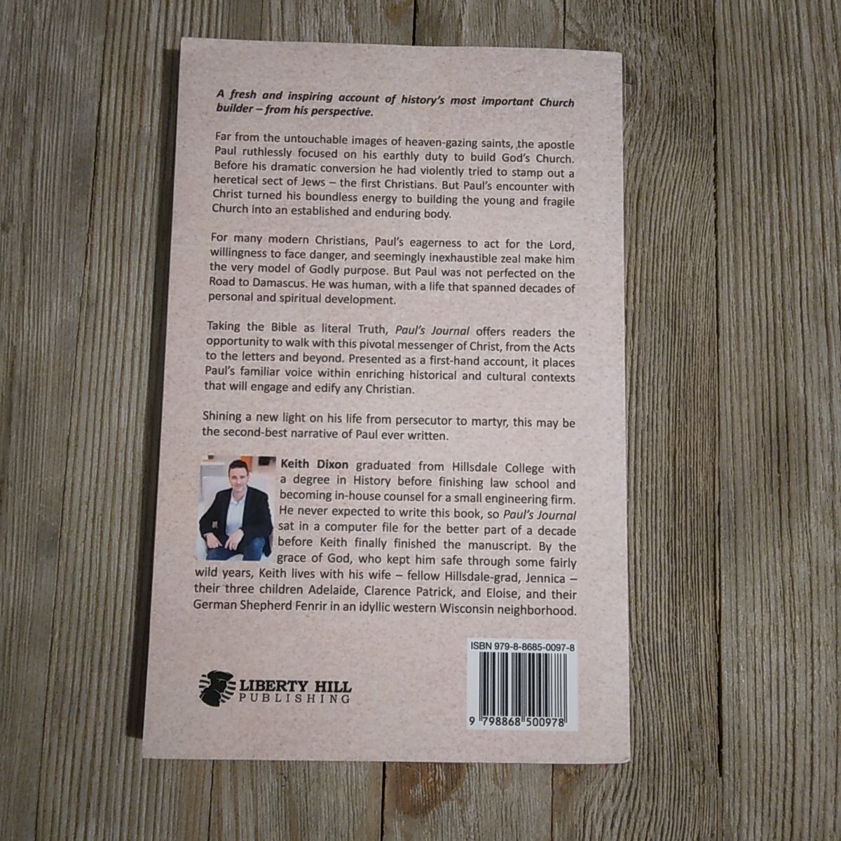 Paul’s Journal by Keith Dixon Paperback Book Christian Theology Religion