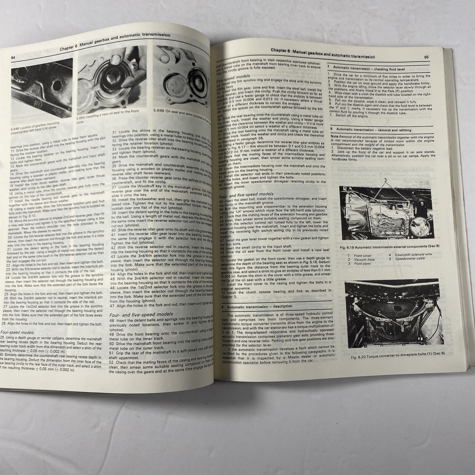 Haynes Auto Repair Workshop Manual for Mazda 626 years 1979 thru 1982