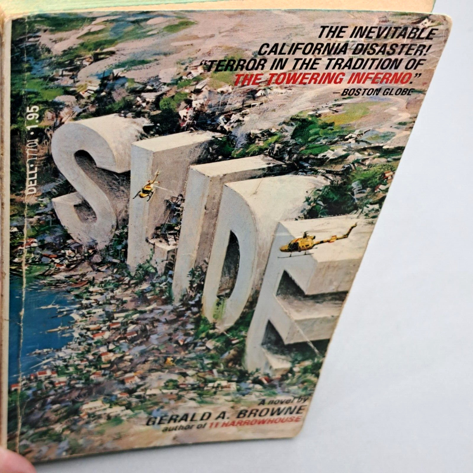 SLIDE BY GERALD A BROWNE VINTAGE OUT OF PRINT HORROR PAPERBACK