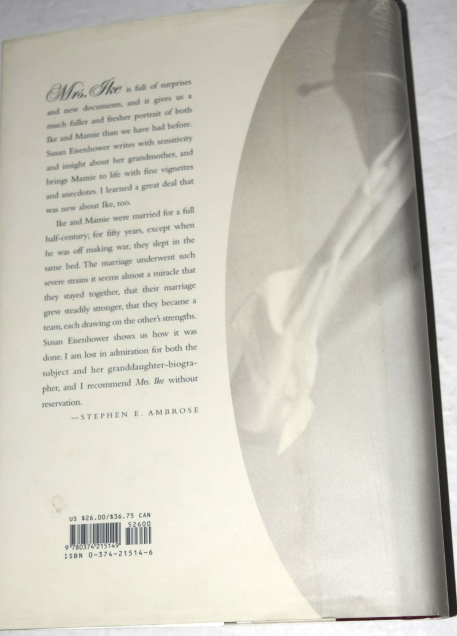 “MRS. Ike – Memories of Mamie EISENHOWER,” by S. Eisenhower, 392 Pages, Used