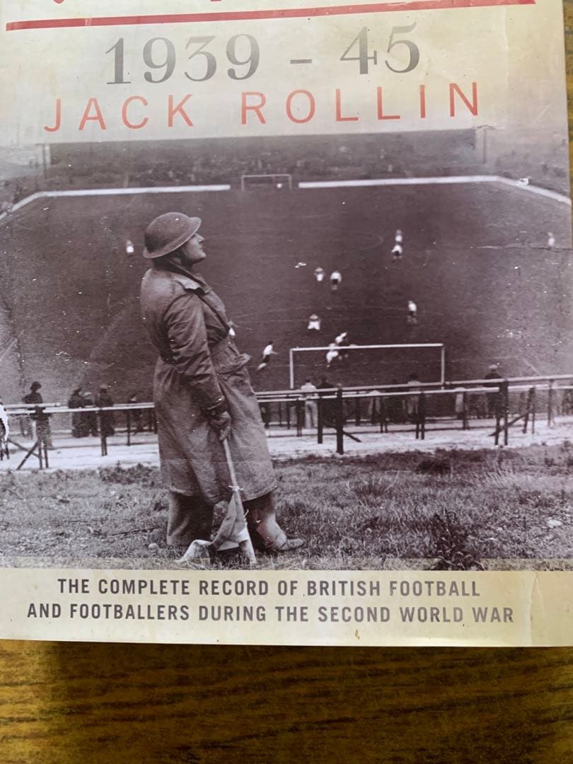 Unobtainable Soccer at War 1939-45 British Football WWII History 466 Pages