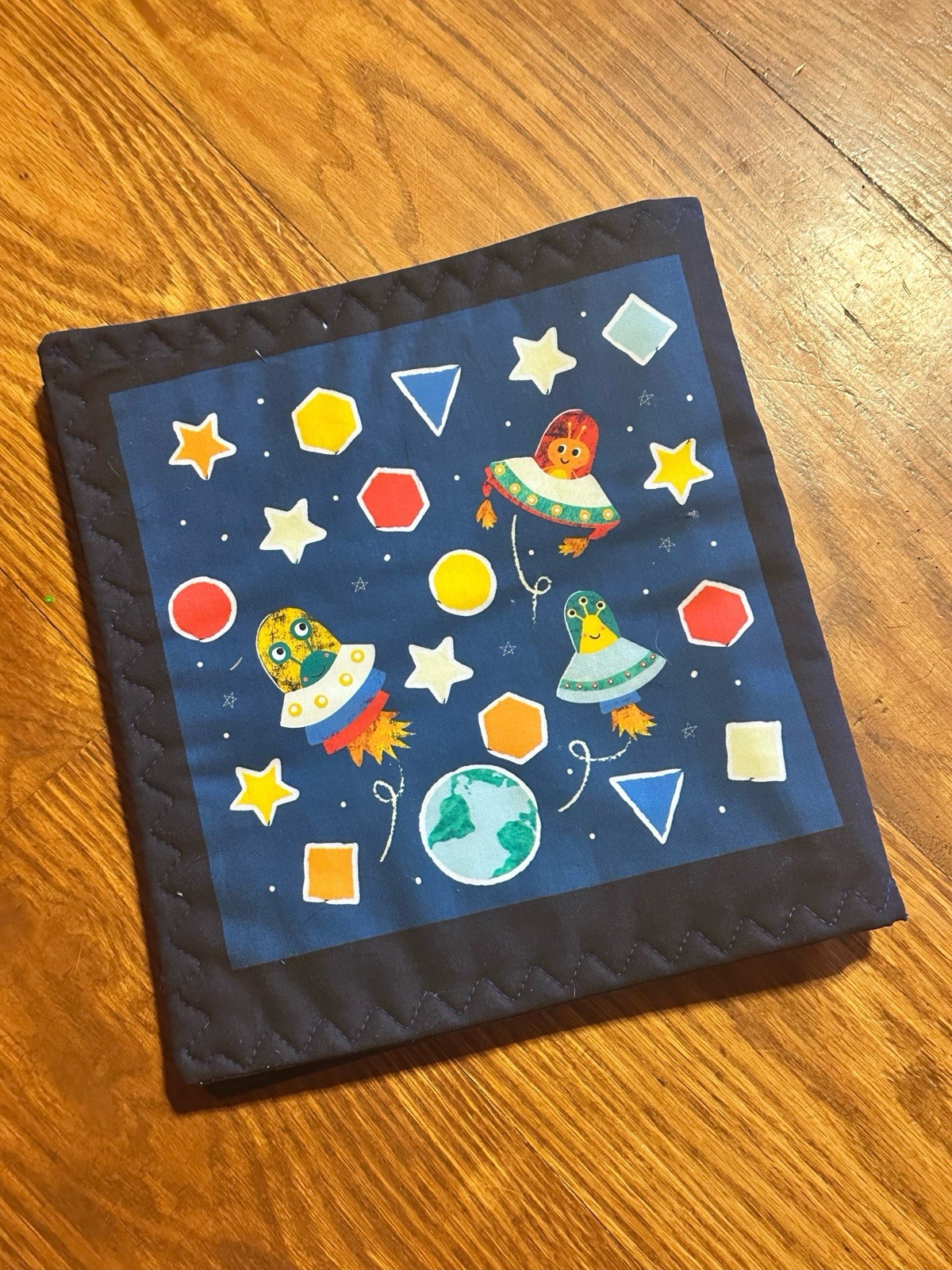 Space Counting Book of Shapes Soft Book for Toddlers And babies