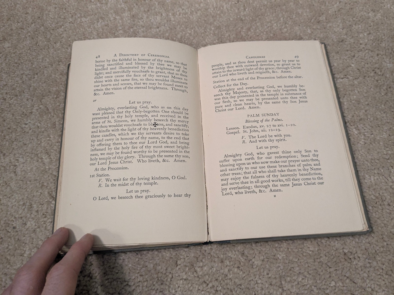 A DIRECTORY OF CEREMONIAL, Parts I – II, OXFORD UNIVERSITY PRESS London 1931