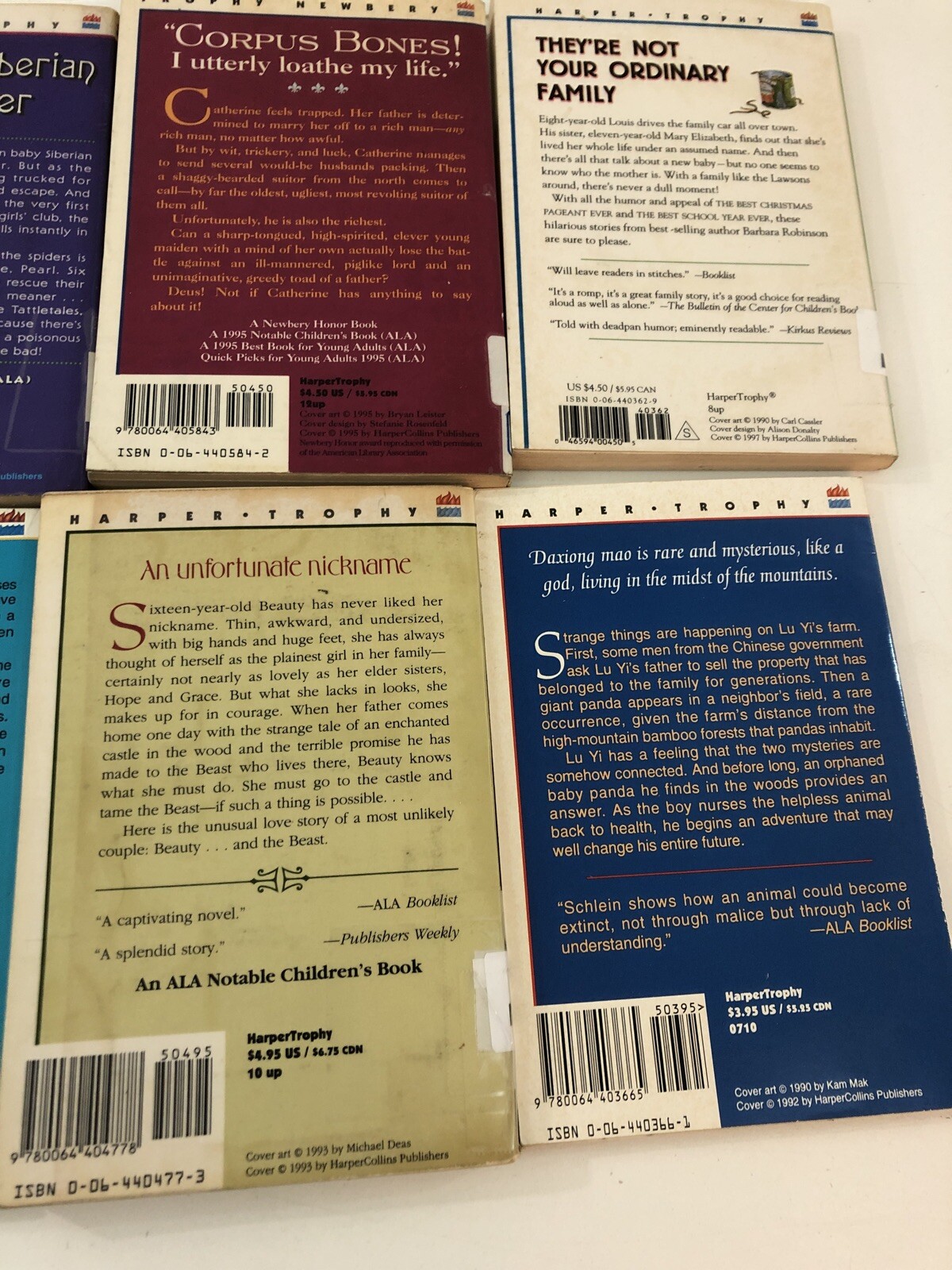 Lot of 10 – Mixed Children’s and Young Adult’s Books – Harper Trophy Publisher