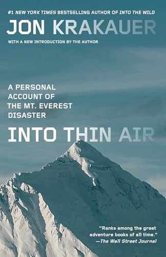 Into Thin Air: A Personal Account of – Paperback, by Jon Krakauer – Very Good j