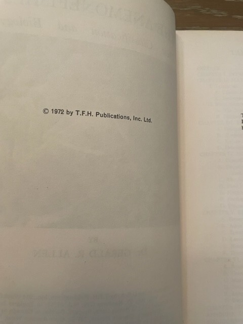 THE ANEMONEFISHES: THEIR CLASSIFICATION AND BIOLOGY By Gerald R. Allen , 1972