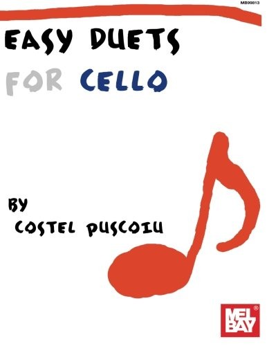 EASY DUETS FOR CELLO By Costel Puscoiu **BRAND NEW**