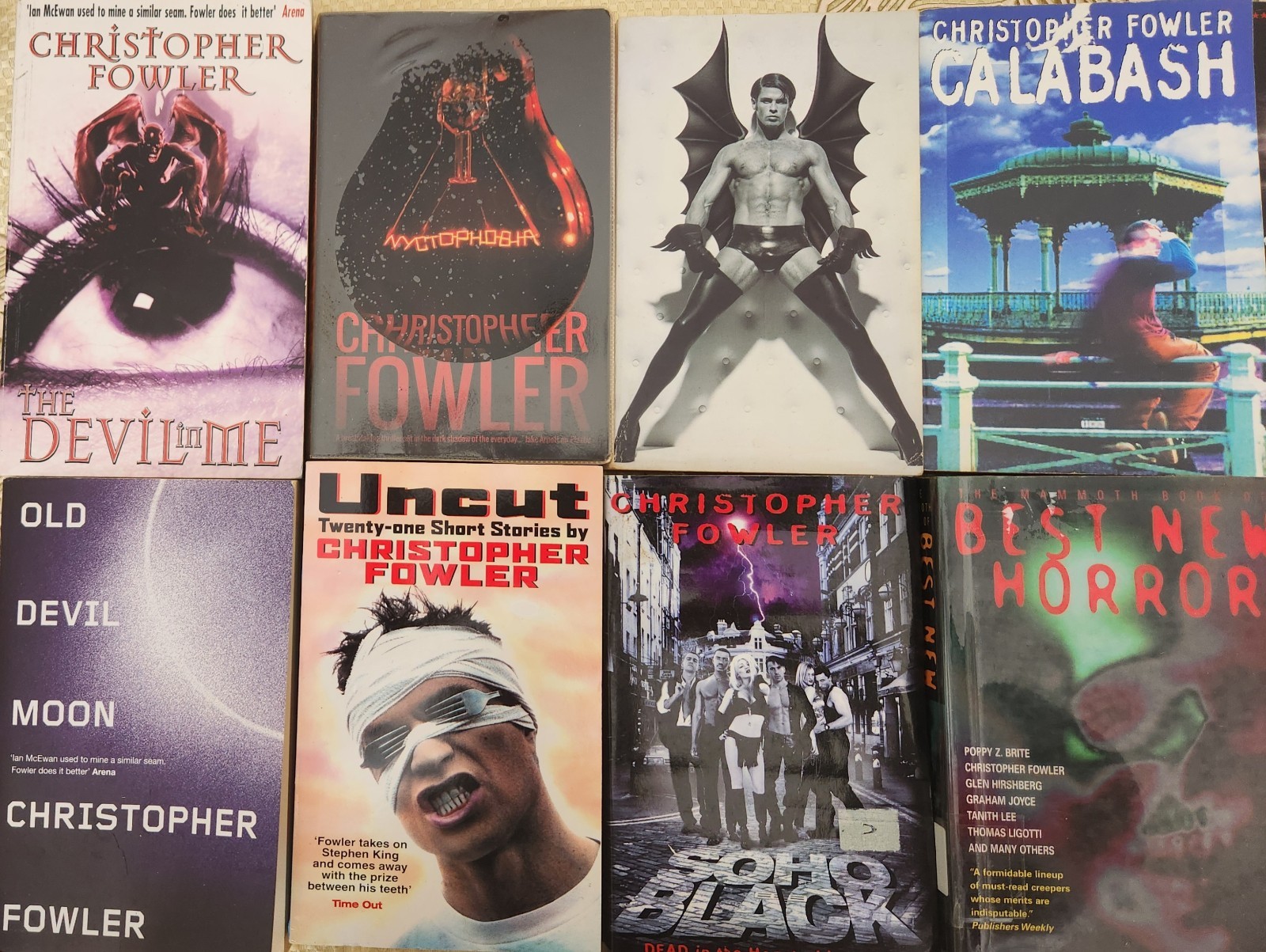 Christopher Fowler Lot of 22 books, 19 PB / 3 HB (see description for titles)