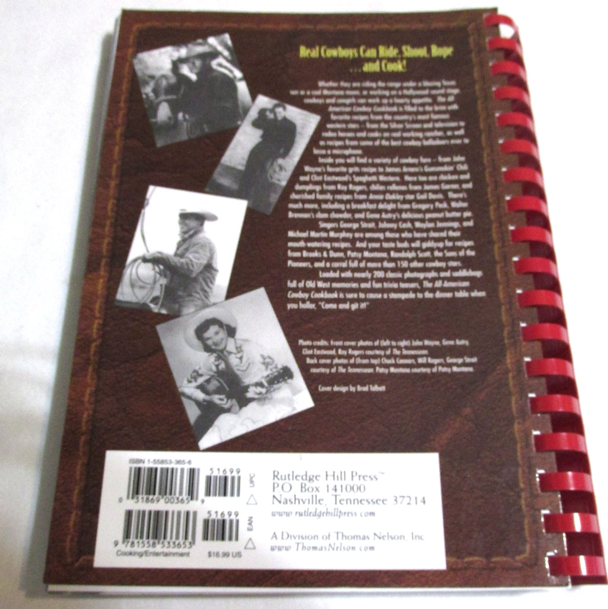 The All-American Cowboy Cookbook Home Cooking On The Range Ken Beck & Jim Clark