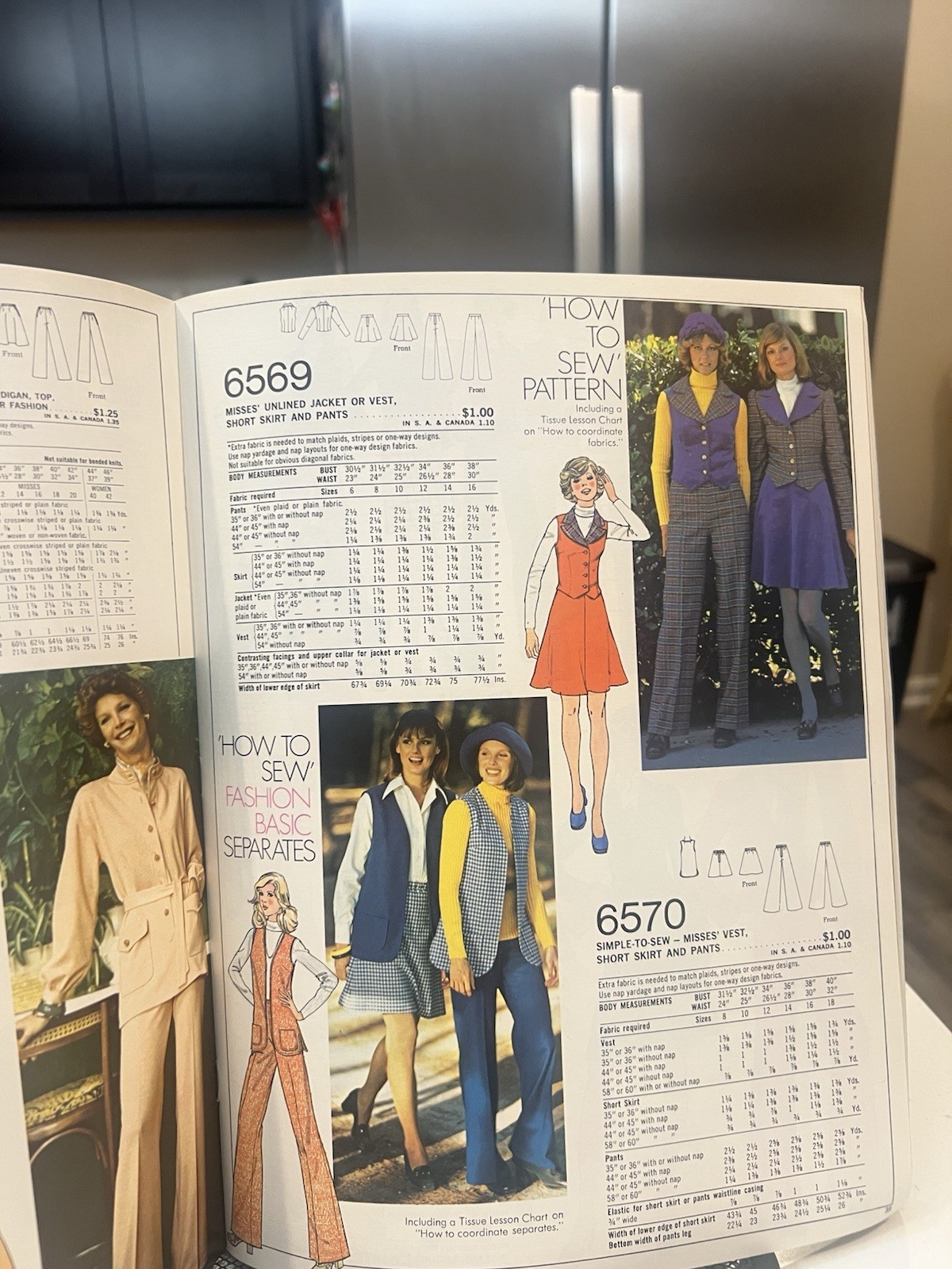 1974 Simplicity Home Catalog~Retro Fashion~Clothing Sewing Patterns 89pgs