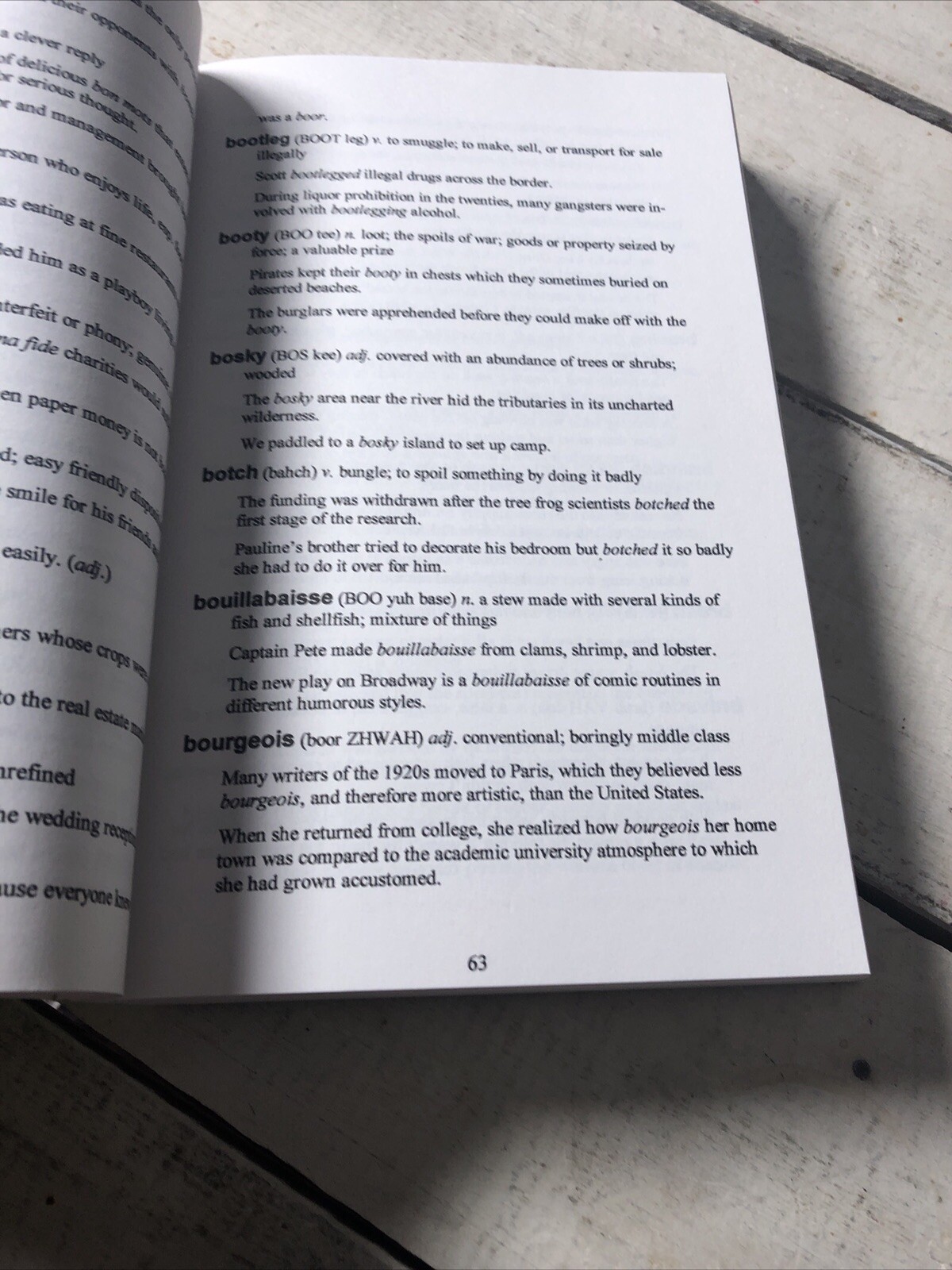 The Unofficial SAT Word Dictionary The Book the College Board Didn’t… Butchers