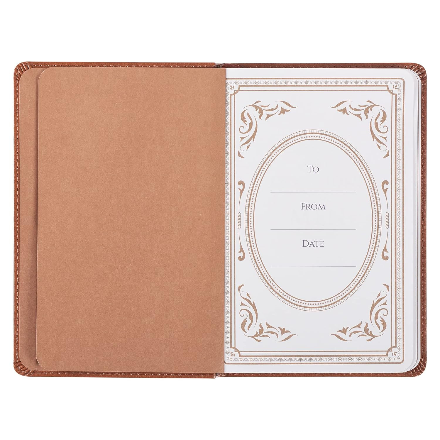 101 Devotions for Men, Brown Vegan Leather