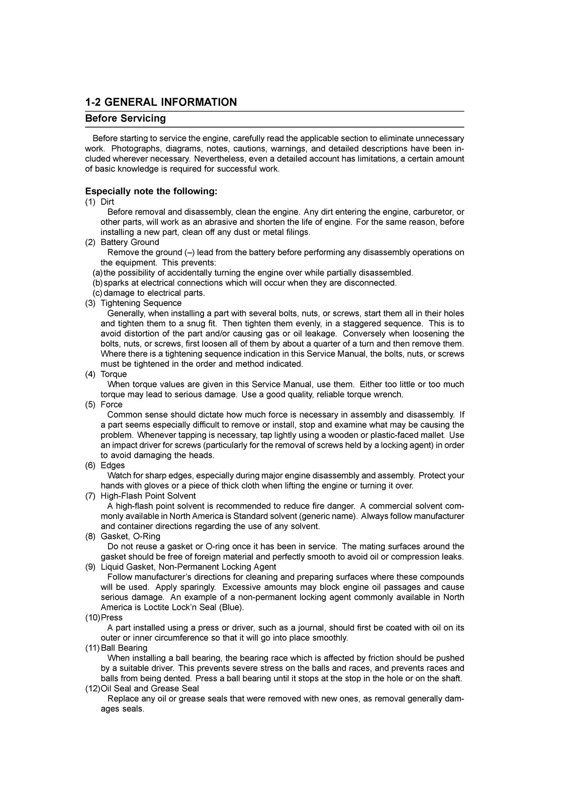 KAWASAKI FH451V FH531V FH541V FH601V More Engine Service Manual – WIRE BOUND