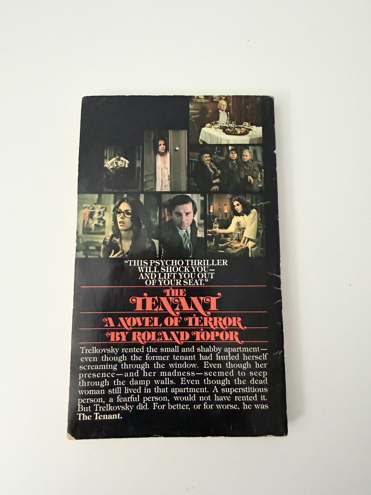 THE TENANT Roland Topor Bantam Books Vintage Paperback 1976 Roman Polanski