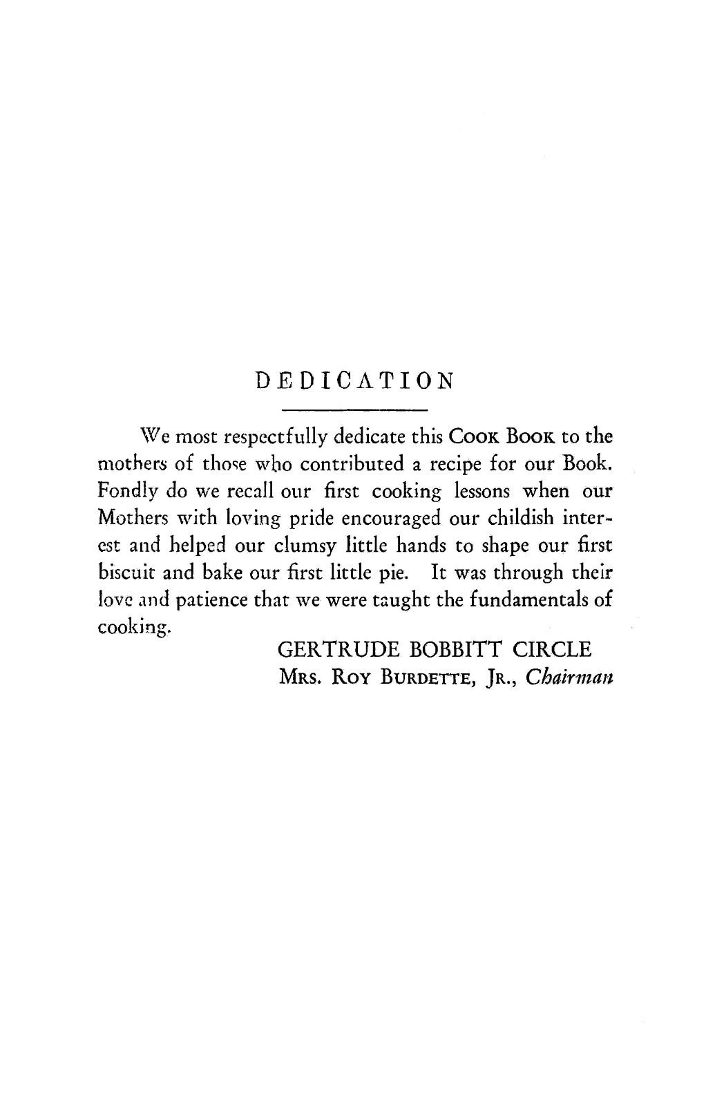 1948 The Gertrude Bobbitt Circle Cook Book Recipes Of The Southland 129 Pages
