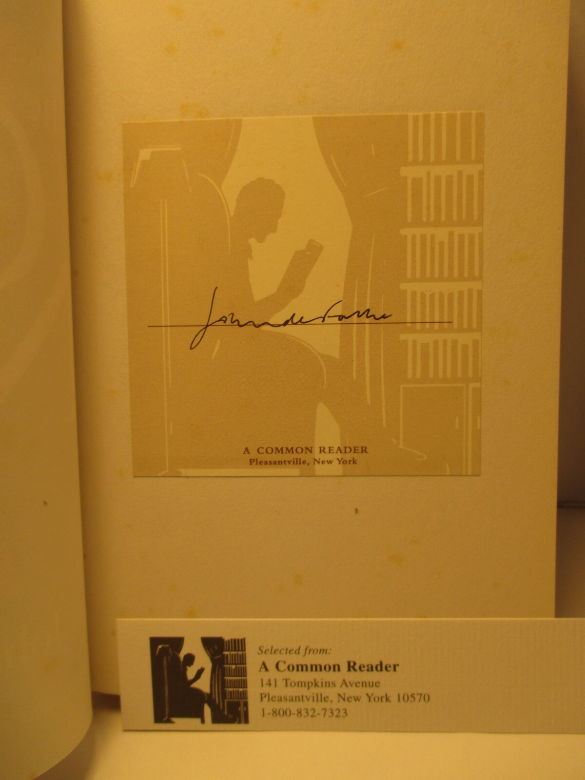 fiction GLASS NIGHT signed bookplate by JOHN DE FALBE 1995 pb Cuckoo Press UK