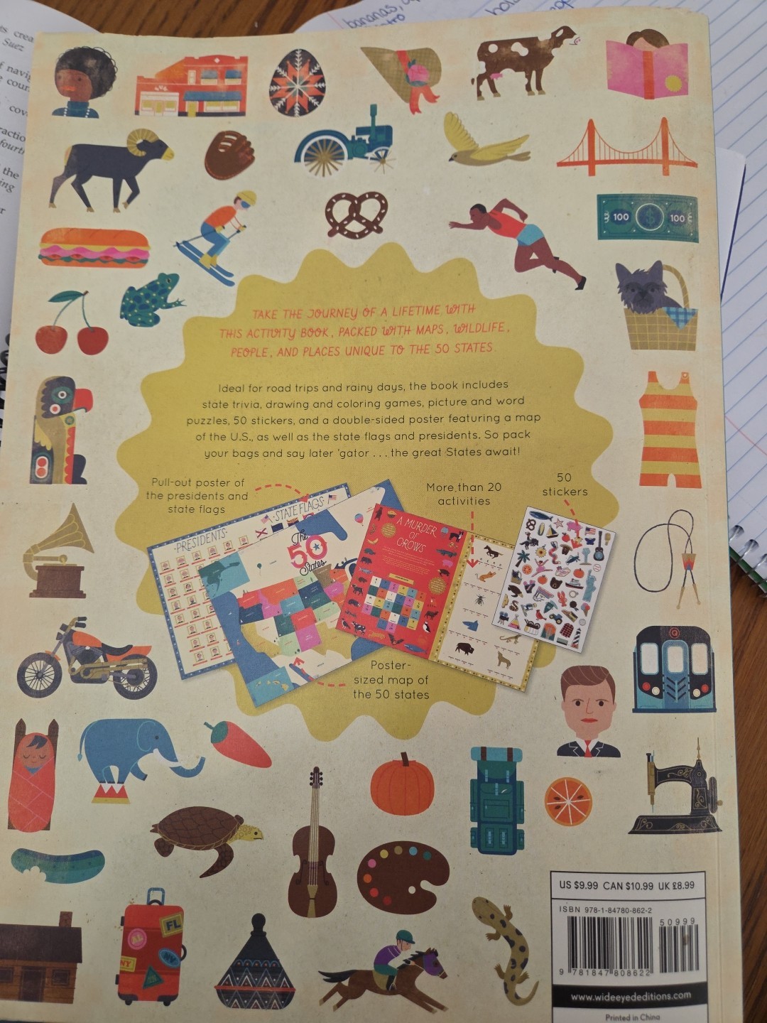 50 States: Activity Book : Maps of the 50 States of the USA by Gabrielle Balkan