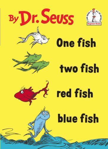One Fish Two Fish Red Fish Blue Fish – 0394800133, Dr Seuss, hardcover, new