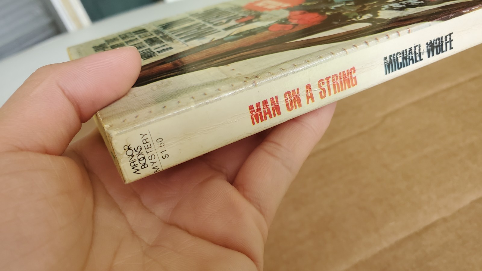 Man on a String By Michael Wolfe Manor Books 1975 Paperback