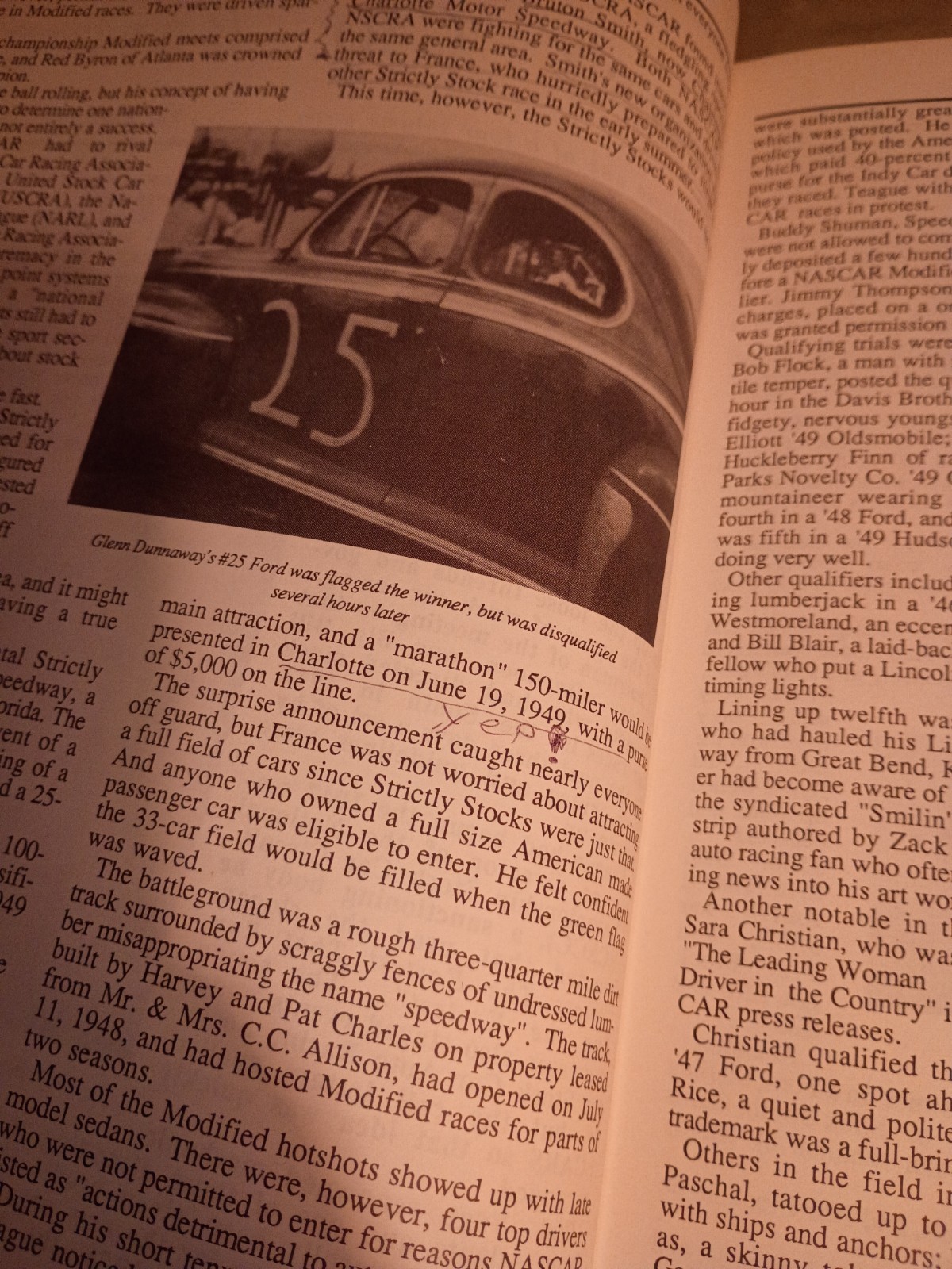 Forty Years of Stock Car Racing The Beginning 1949-1958 Vol 1 First Of Four
