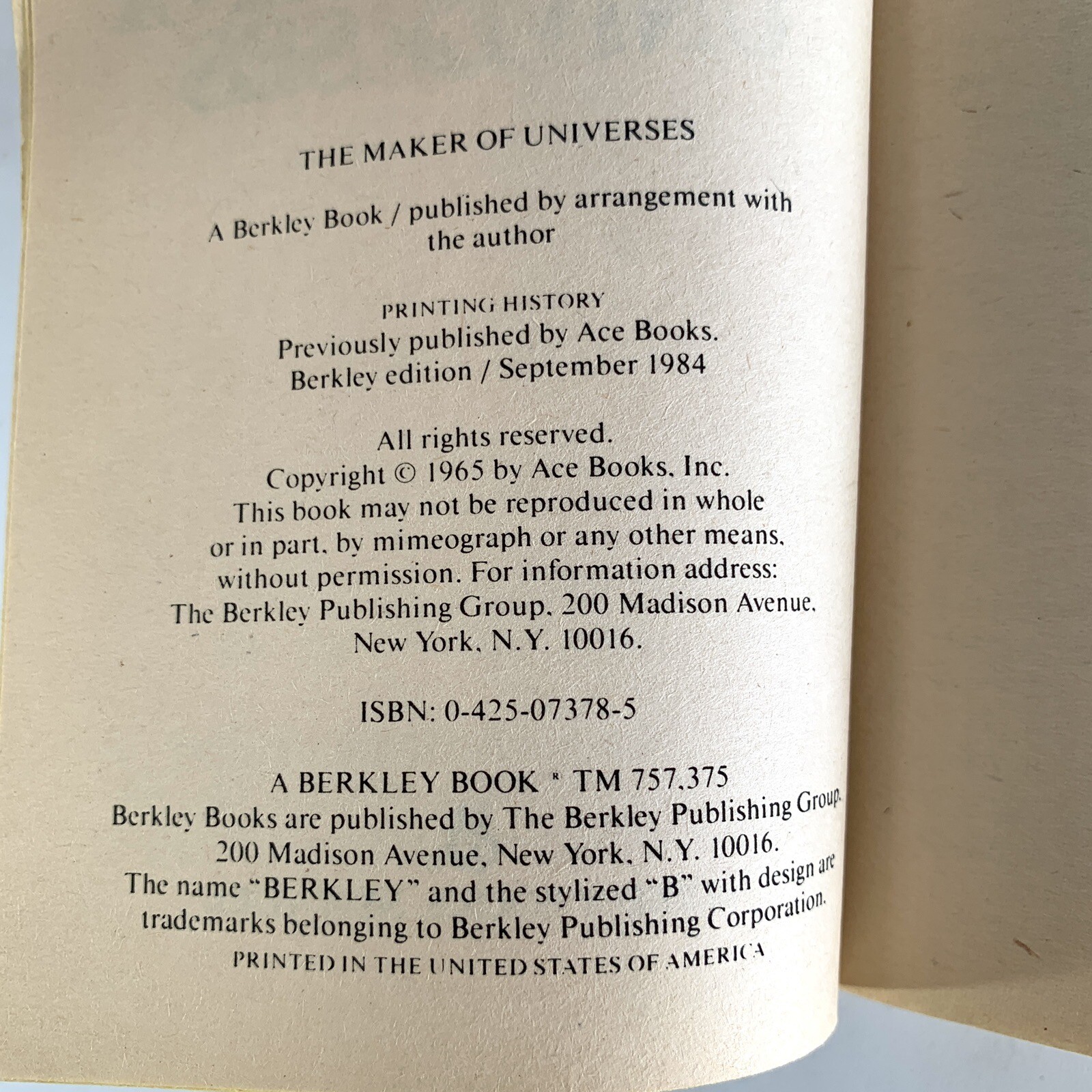 Philip Jose Farmer Maker of Universes More Than Gates of Creation PB Book Lot 3