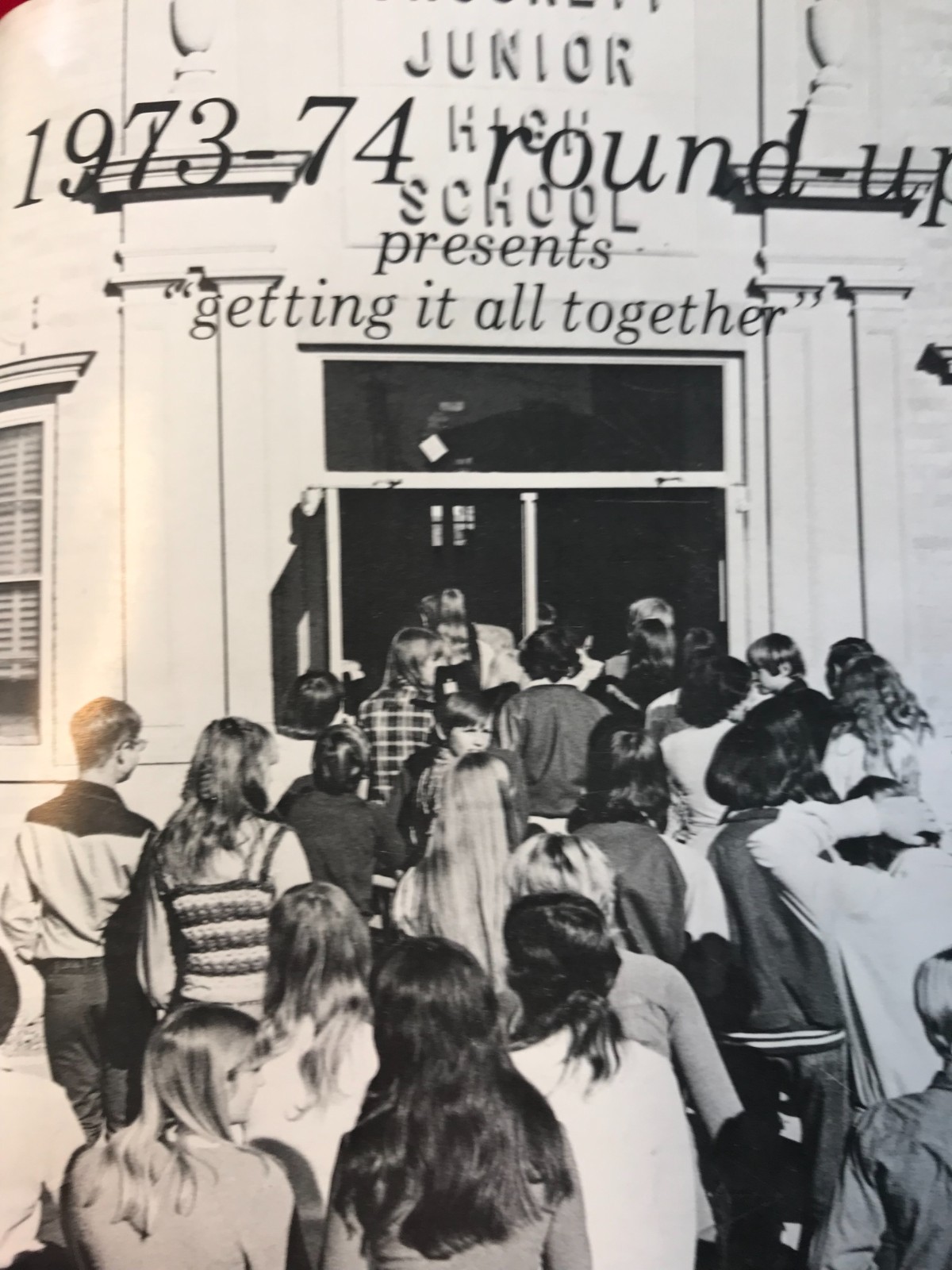 1974 The Round-Up Crockett Junior High School Yearbook, Odessa, Texas