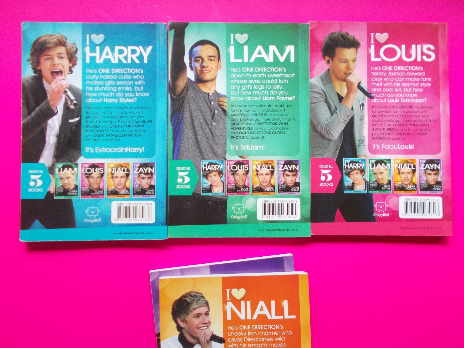 One Direction Are You the Ultimate Fan? Set of 5 Puzzles Quizzes Photos & More