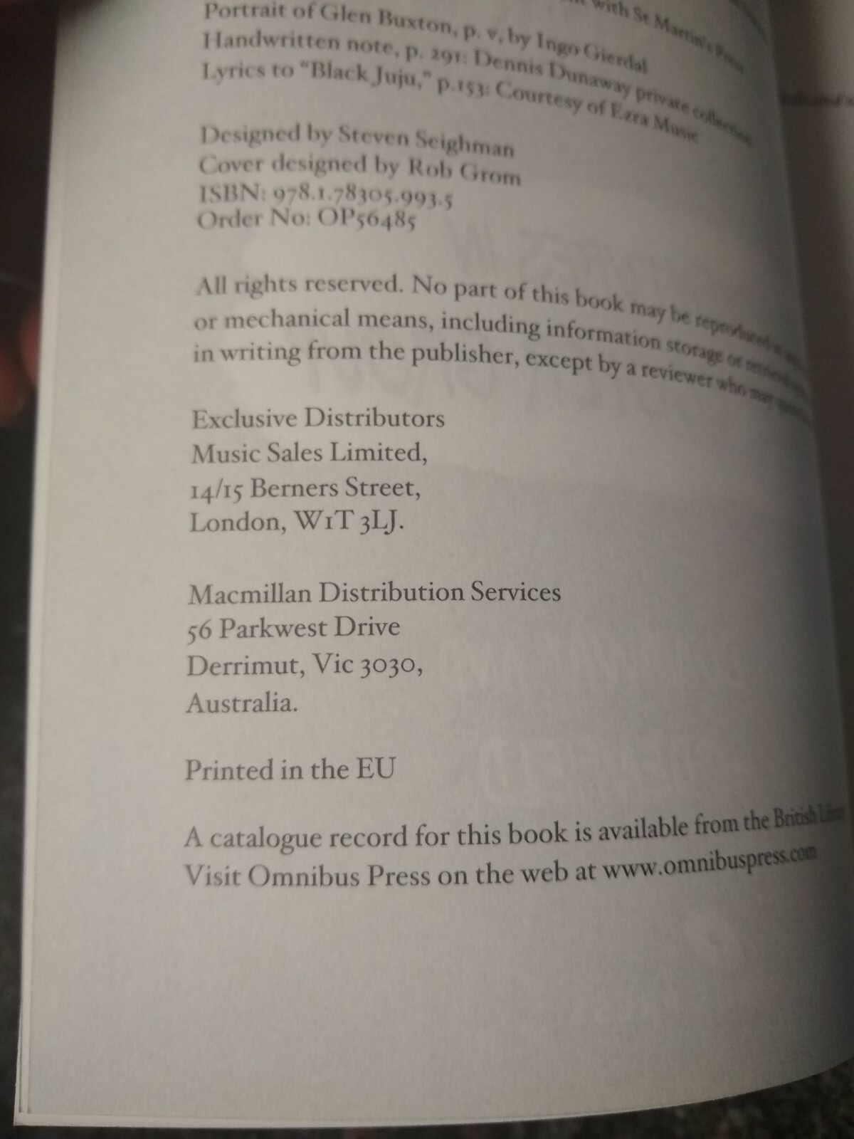 Dennis Dunaway SIGNED Book Snakes! Guillotines! Electric Chairs! Alice Cooper sc