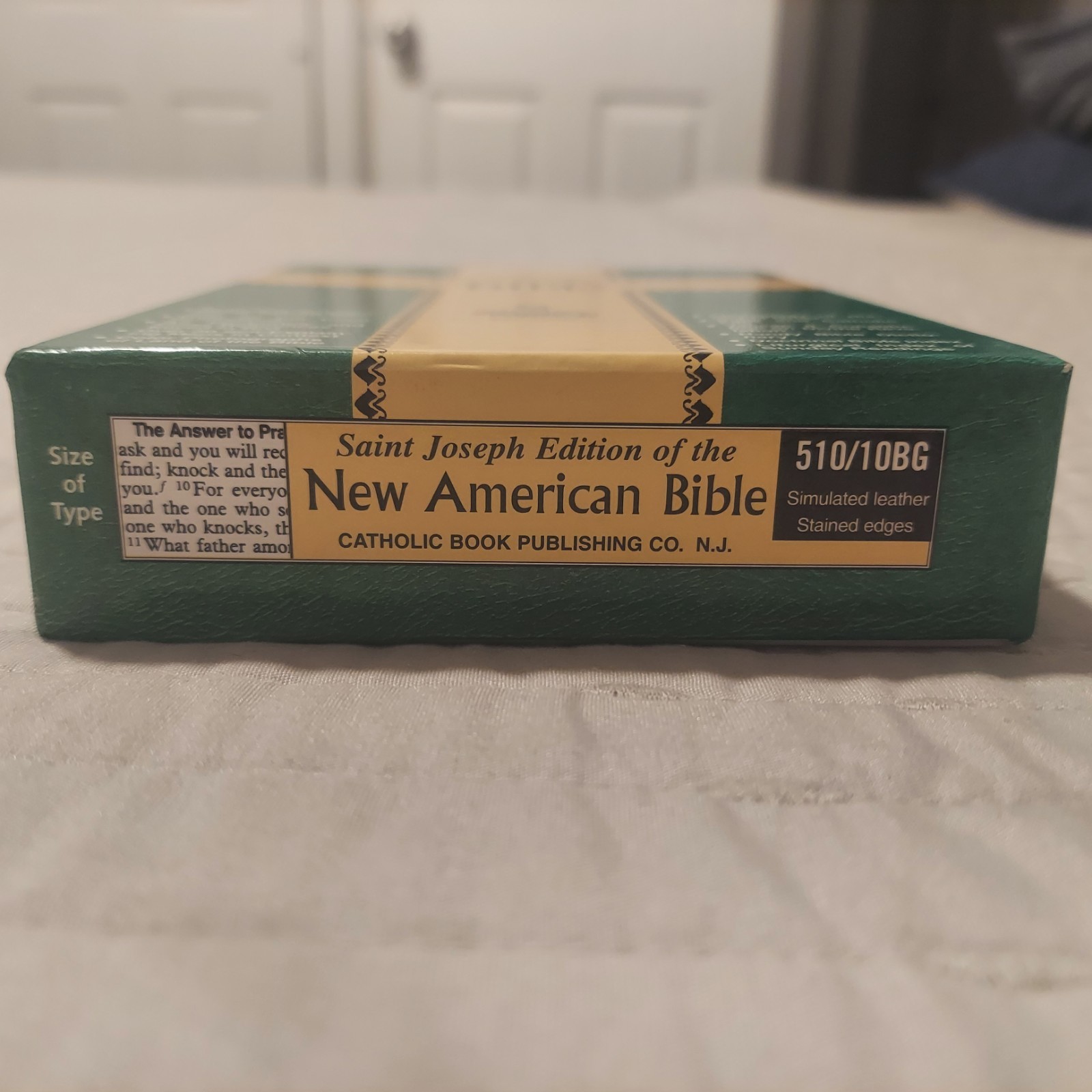 Saint Joseph Edition of The New American Bible Illustrated Simulated Leather