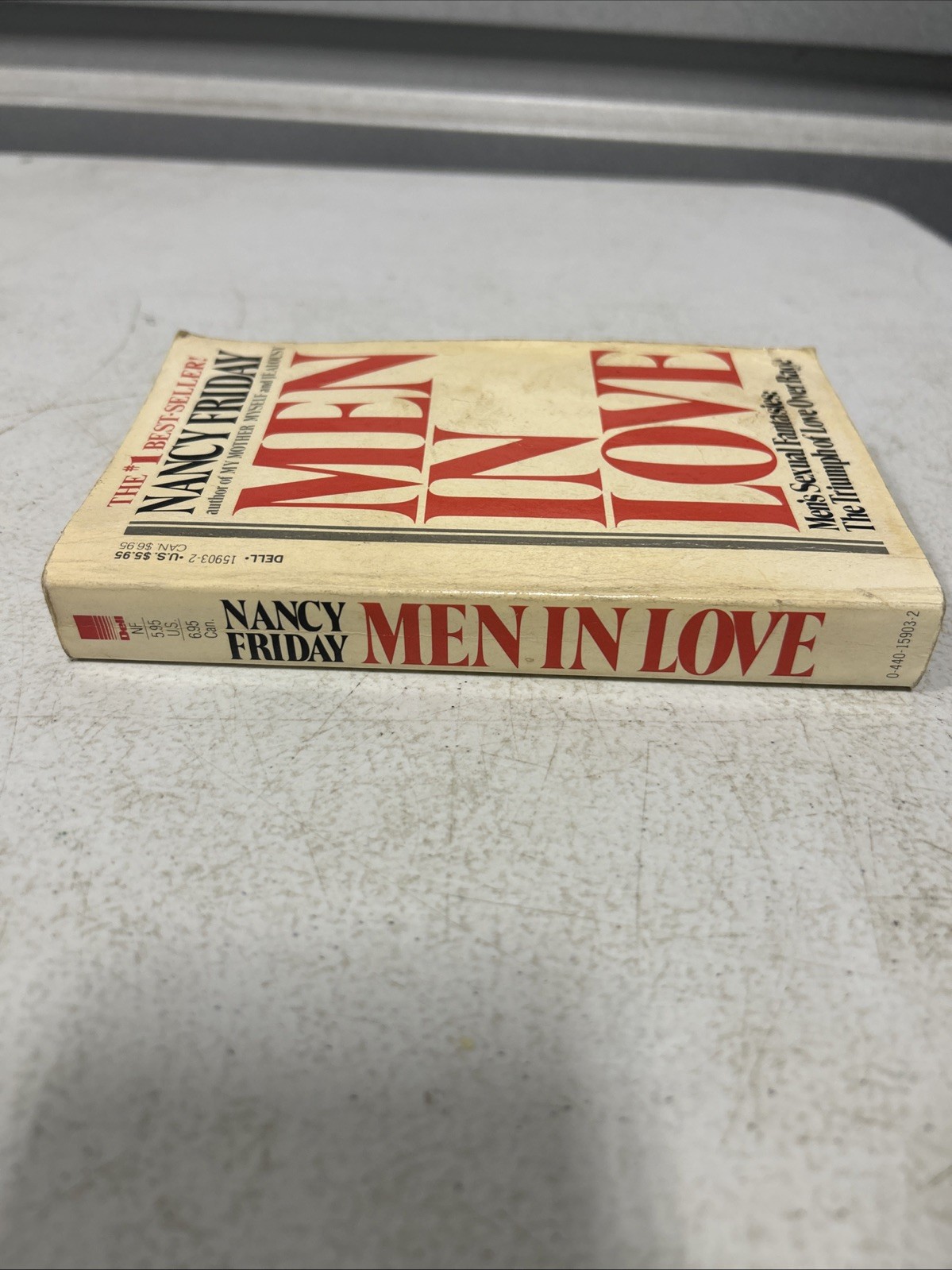 Men in Love by Nancy Friday 1981 Dell Printing Sexual Fantasies Paperback PB