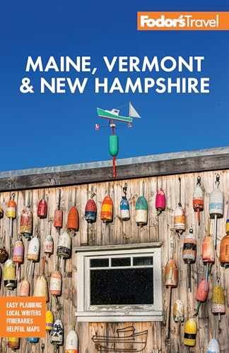 Fodor’s Maine, Vermont & New – Paperback, by Fodor’s Travel Guides – Very Good